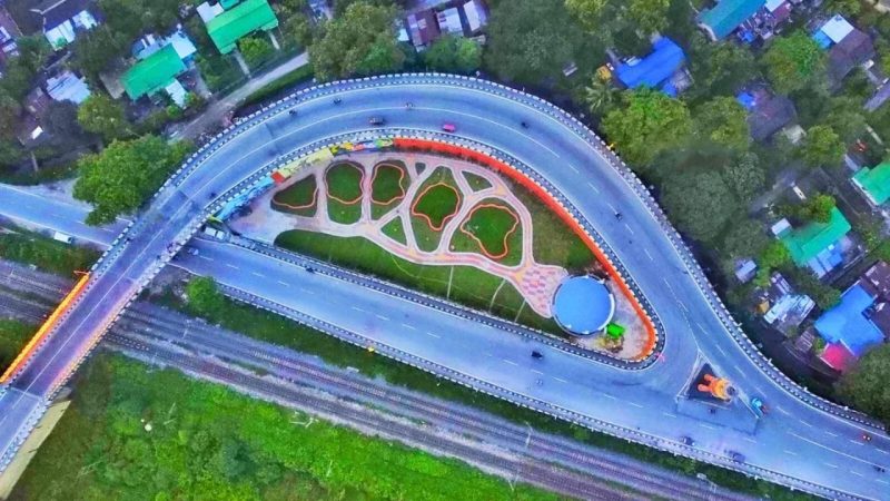 Bongaigaon Theme Park at Chilarai Flyover, Assam