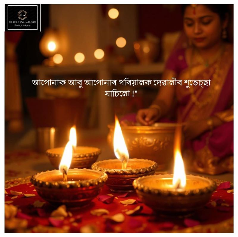 Diwali Greetings and Best Wishes in Assamese