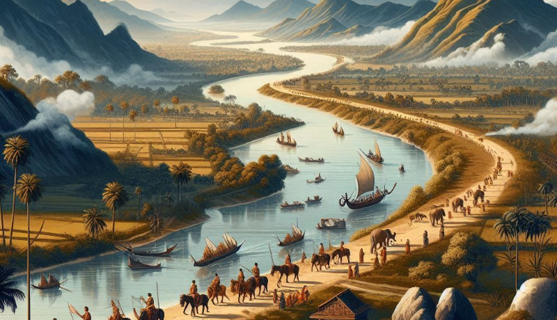 Ancient trade route of Assam