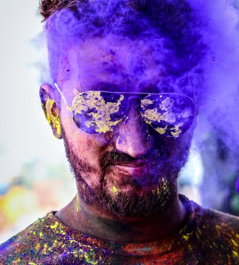 Holi the Festival of Colours Celebrated at North Guwahati