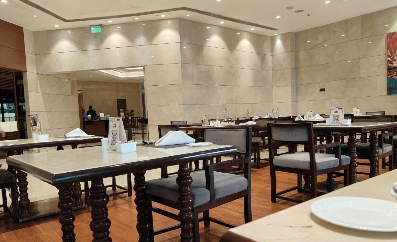 Tea and a Doughnut in a Five-Star Hotel in Delhi