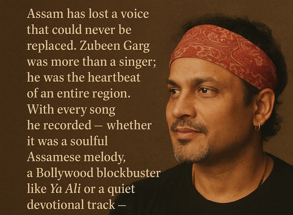 Zubeen Garg latest news : Assam Mourns Its Beloved Singer