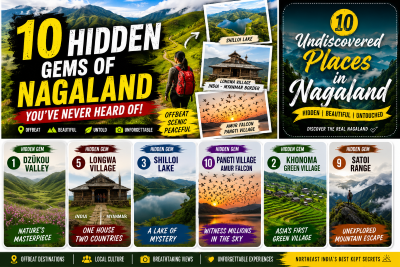 10 Most Undiscovered Beautiful Tourist Spots in Nagaland