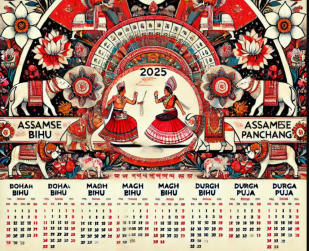 Assamese Calander 2025 .অসমীয়া পঞ্জিকা ২০২৫